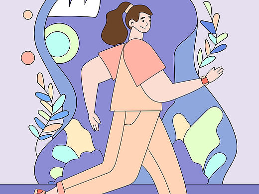 运动插画