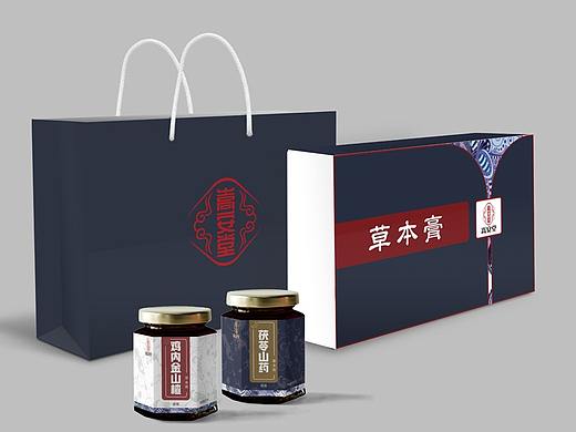 崇安堂中药包装设计药膏灌装设计-艺点意创