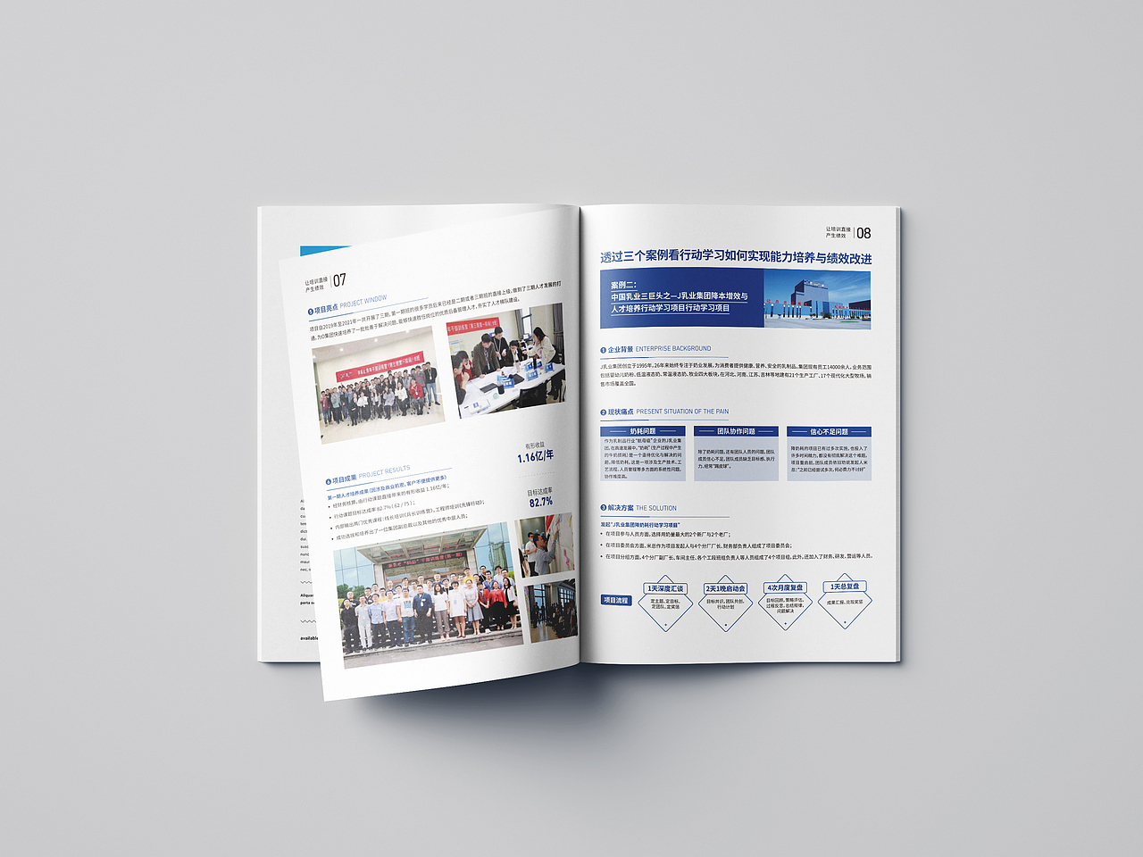行动学习解决方案品牌画册设计（图ZMjgwNDM1MDky） - 书籍/画册 - 站酷设计师爆米花花花花花原创素材 - 站酷ZCOOL