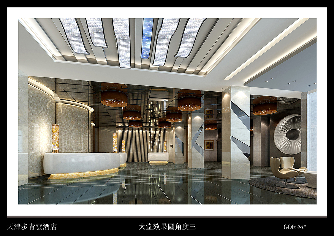 成都酒店装修设计效果图赏析