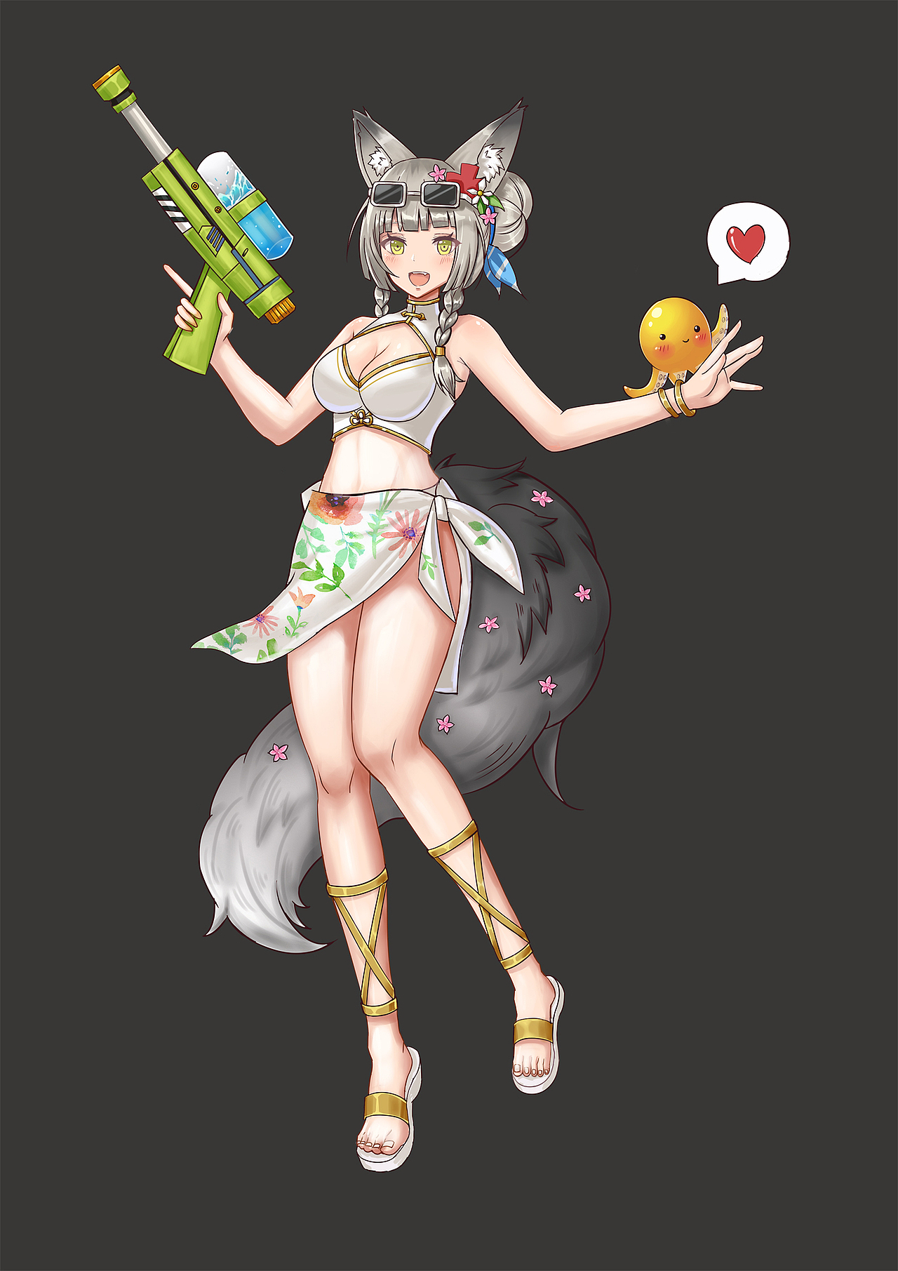 二次元角色立绘 画师 柴可罗