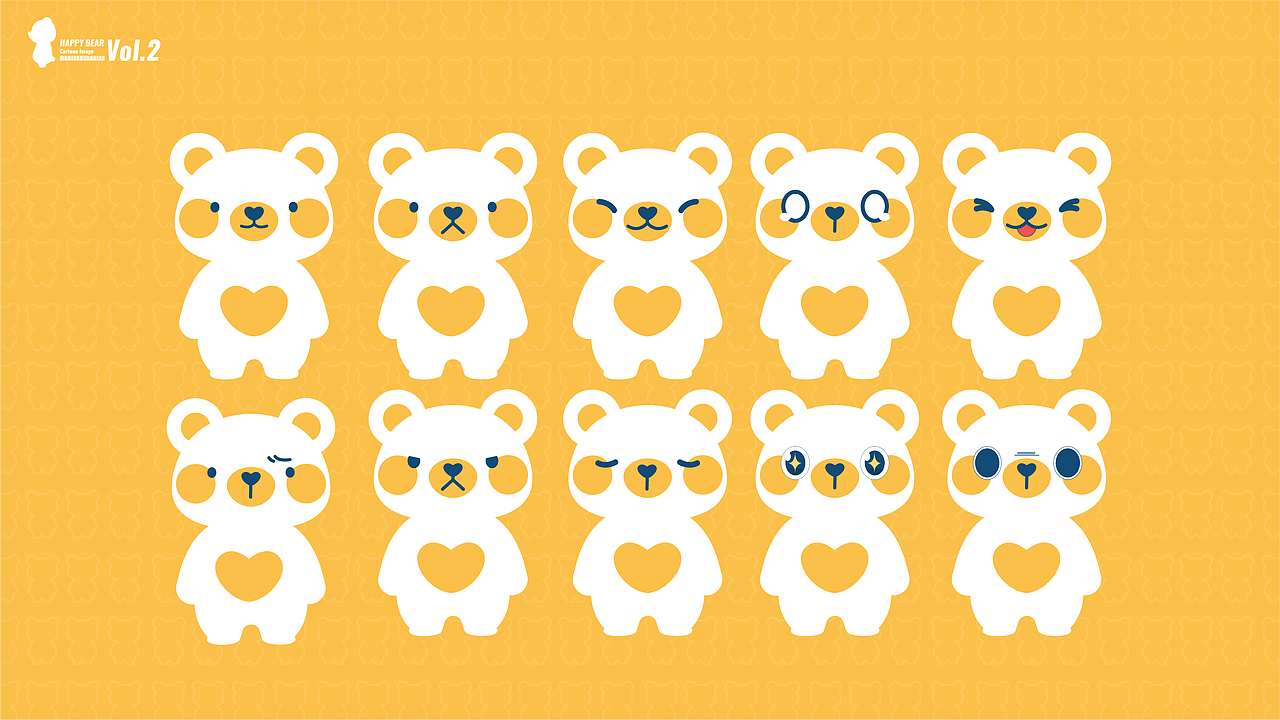 HappyBear 开心熊IP补完计划（图ZMjgxNzUxNzc2） - IP形象 - 站酷设计师AbelYeh原创素材 - 站酷ZCOOL