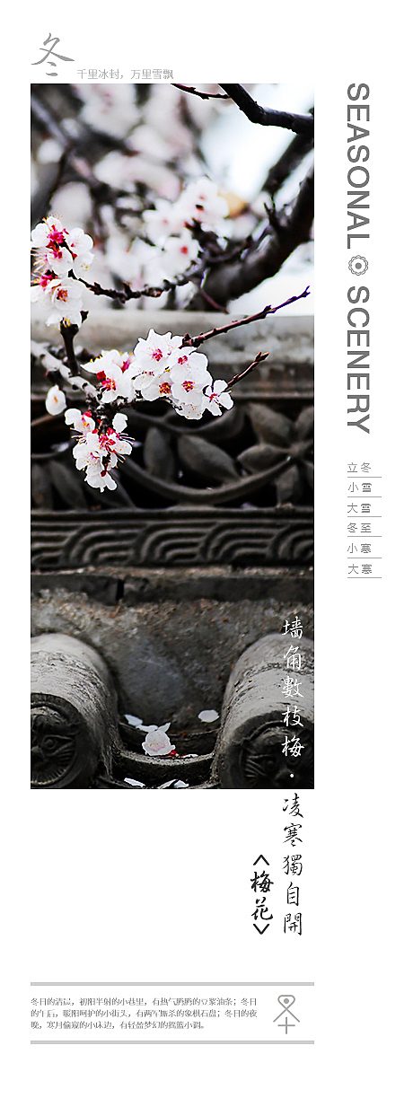 四季之美-原创风景组图（图ZNDg2ODE1MDA=） - 海报 - 站酷设计师管娟原创素材 - 站酷ZCOOL