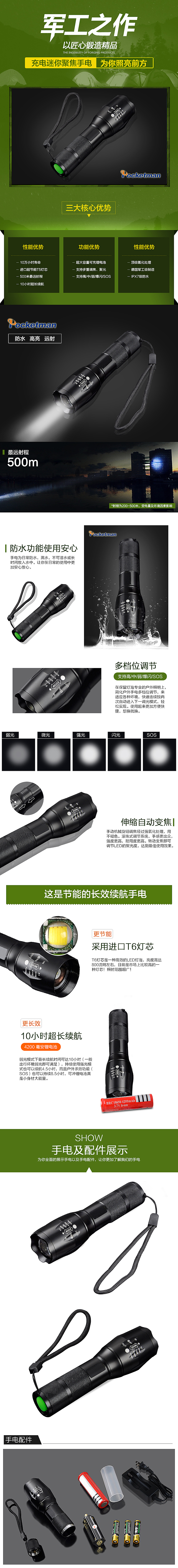 手电筒103C-T6详情页