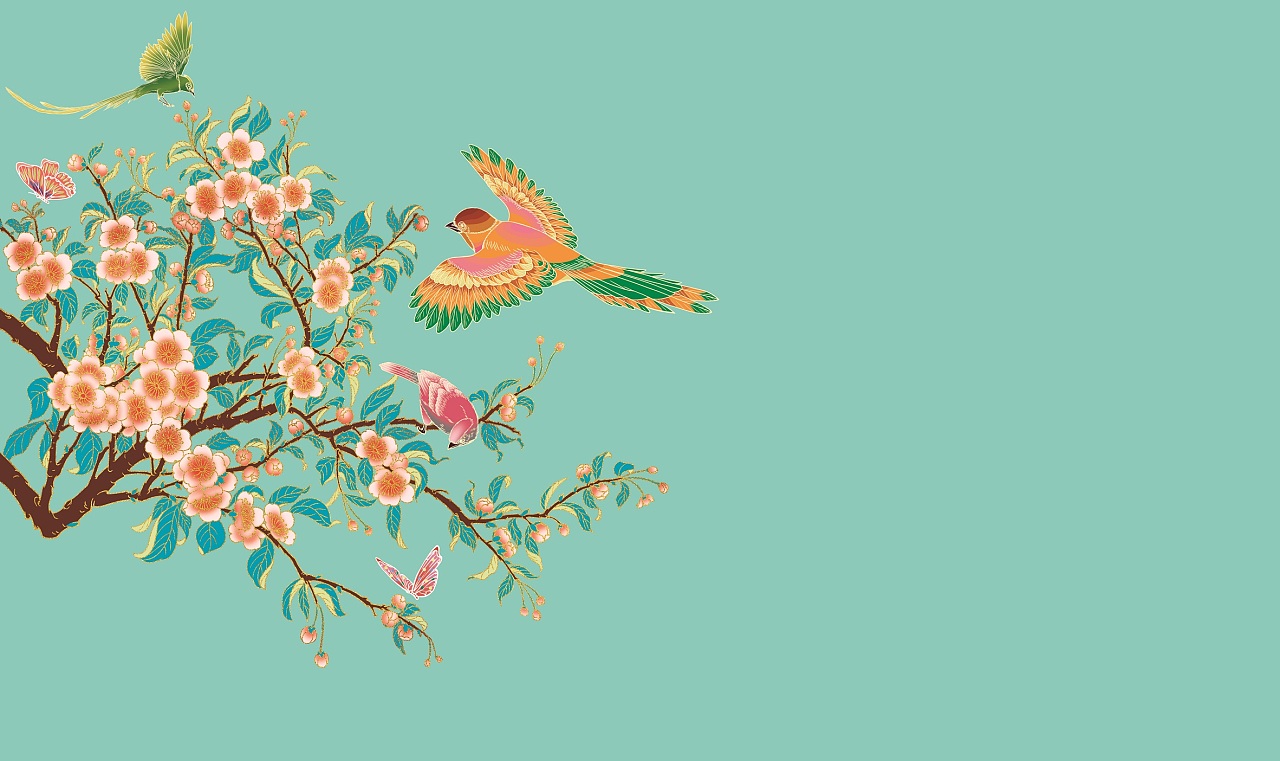 鸟语花香|插画|商业插画|阿缇子缇 - 原创作品 - 站酷 (zcool)
