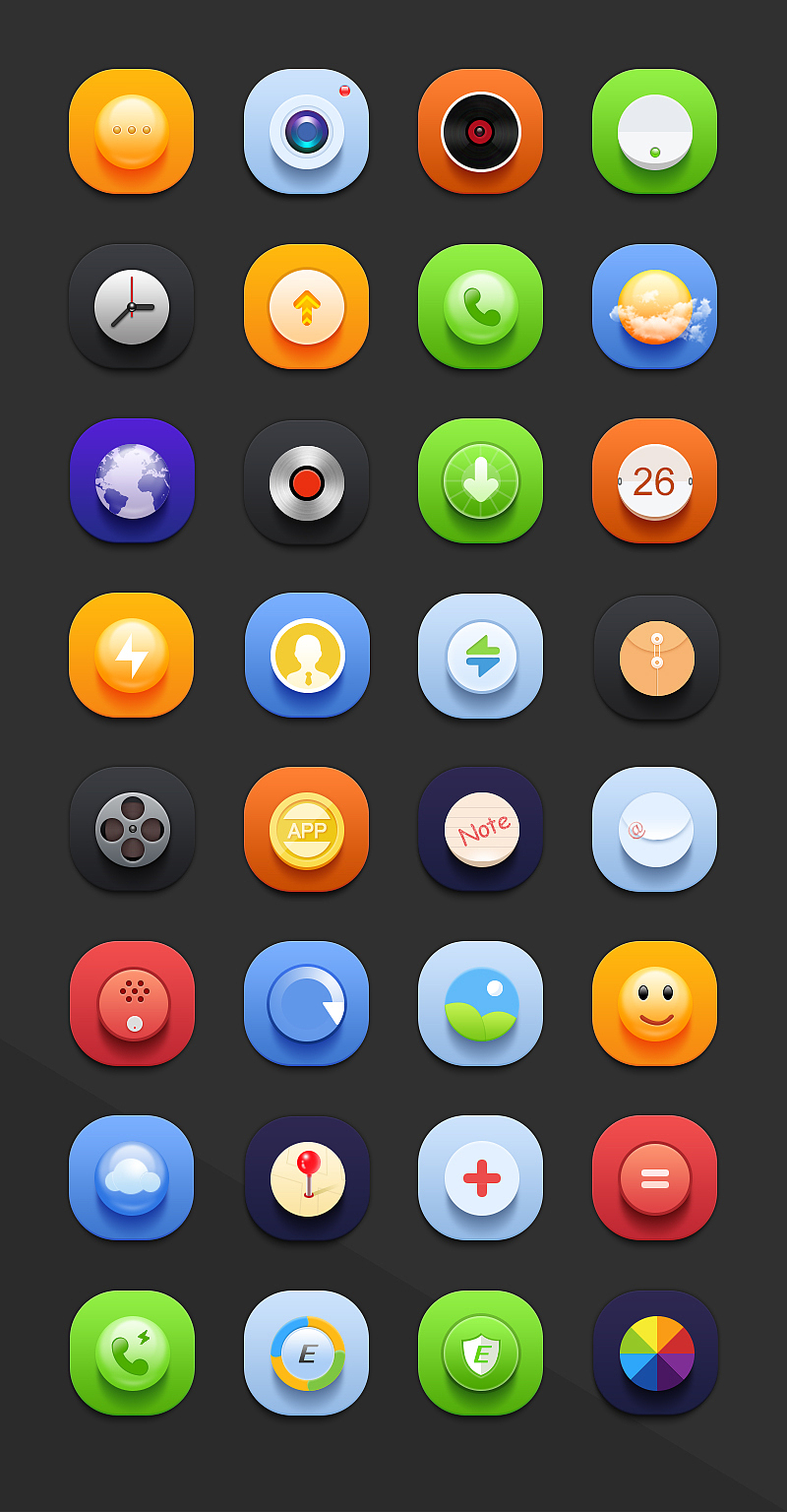 拟物化图标（图ZOTk2NDA4Mjg=） - 图标 - 站酷设计师爱设计的小哥哥吗原创素材 - 站酷ZCOOL