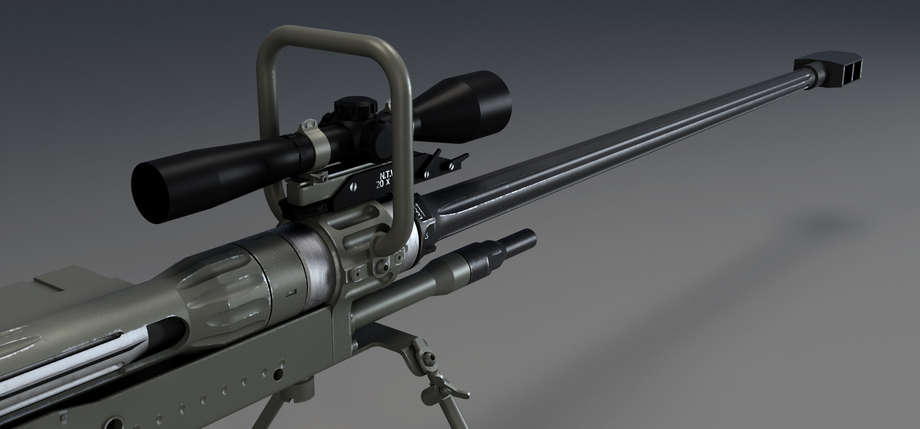 南非远距离反器材步枪ntw-20