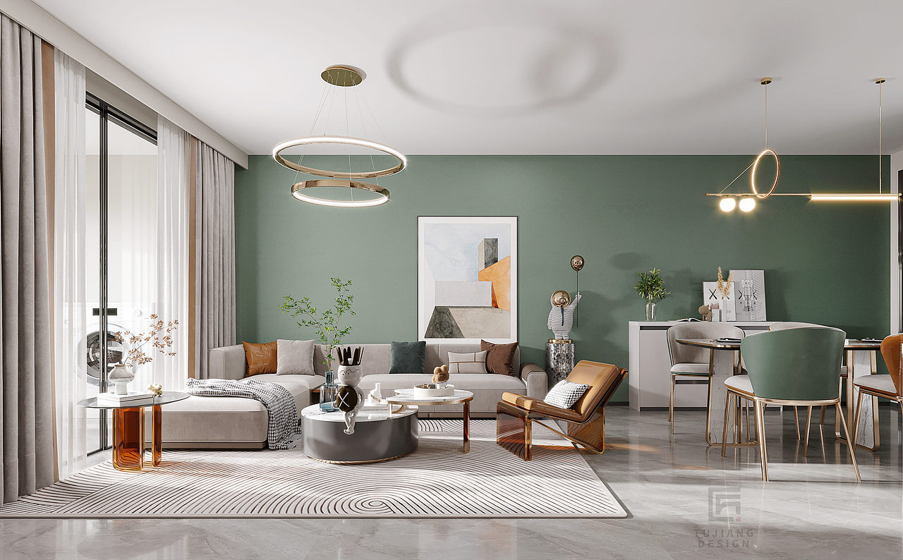 现代风格的完美演绎，每平米都雅致到骨子里！