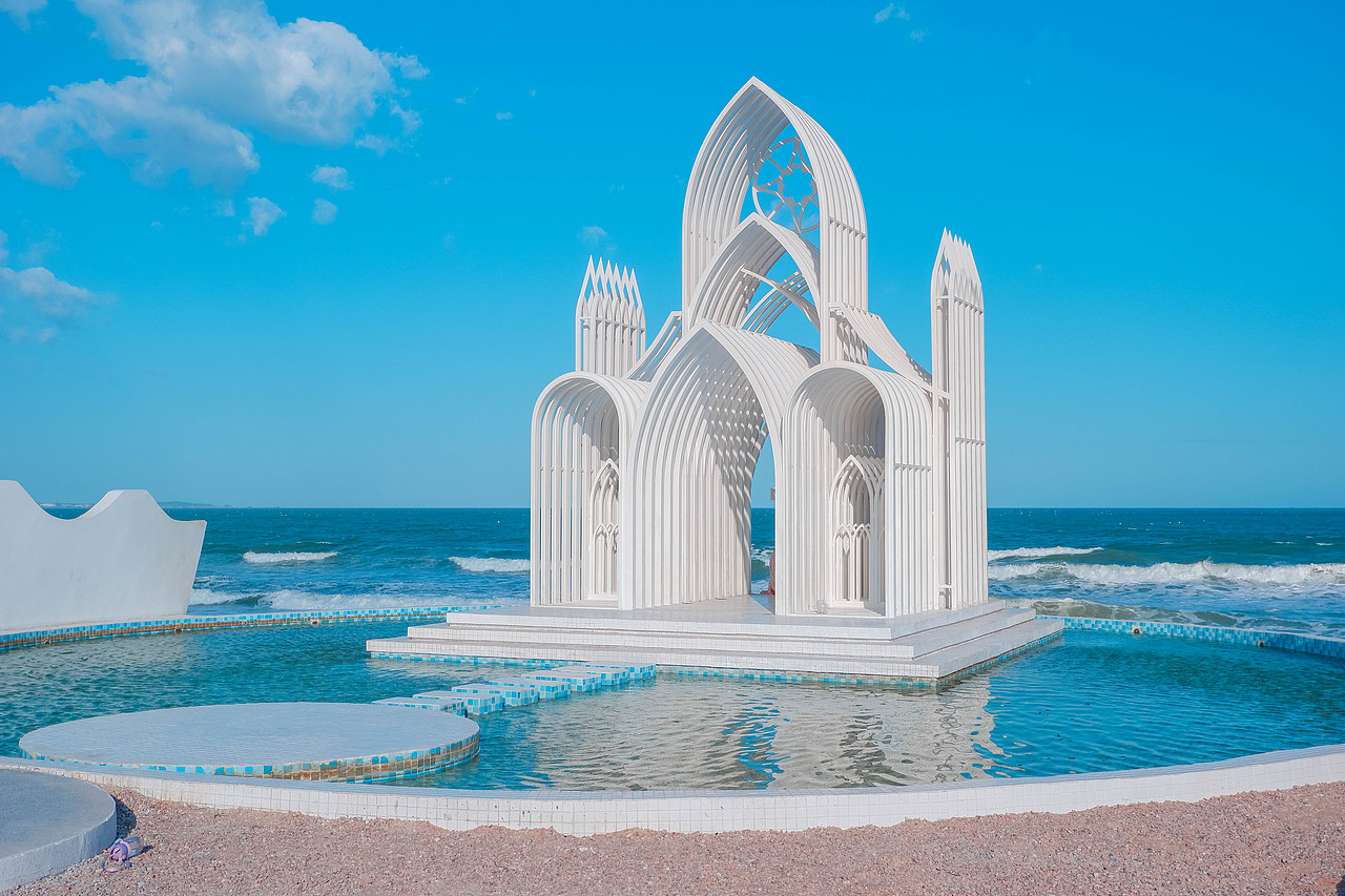 海边孤独的图书馆（图ZMzAxMDIwODM2） - 风光摄影 - 站酷设计师DREAMER_小洁原创素材 - 站酷ZCOOL