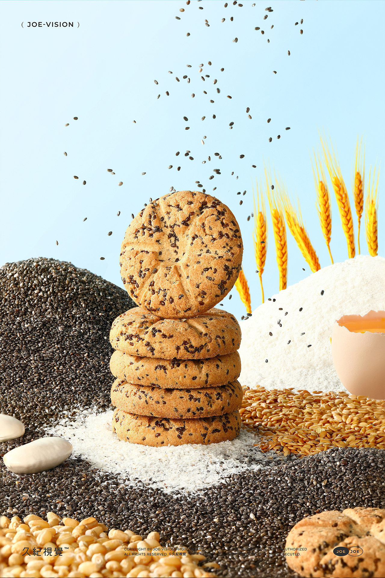 糕点烘焙『奇亚籽饼干｜美食摄影』X JOE VISION（图ZMzY1OTk1OTgw） - 美食摄影 - 站酷设计师南京久纪视觉摄影原创素材 - 站酷ZCOOL