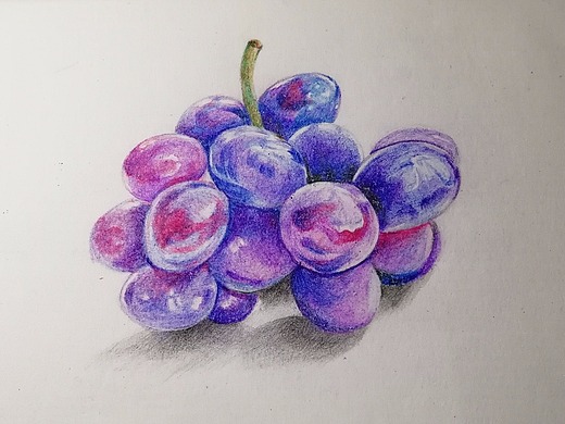 画7004年前彩铅临摹练习-苹果纯艺术-绘画22014年前添加表情还没有收