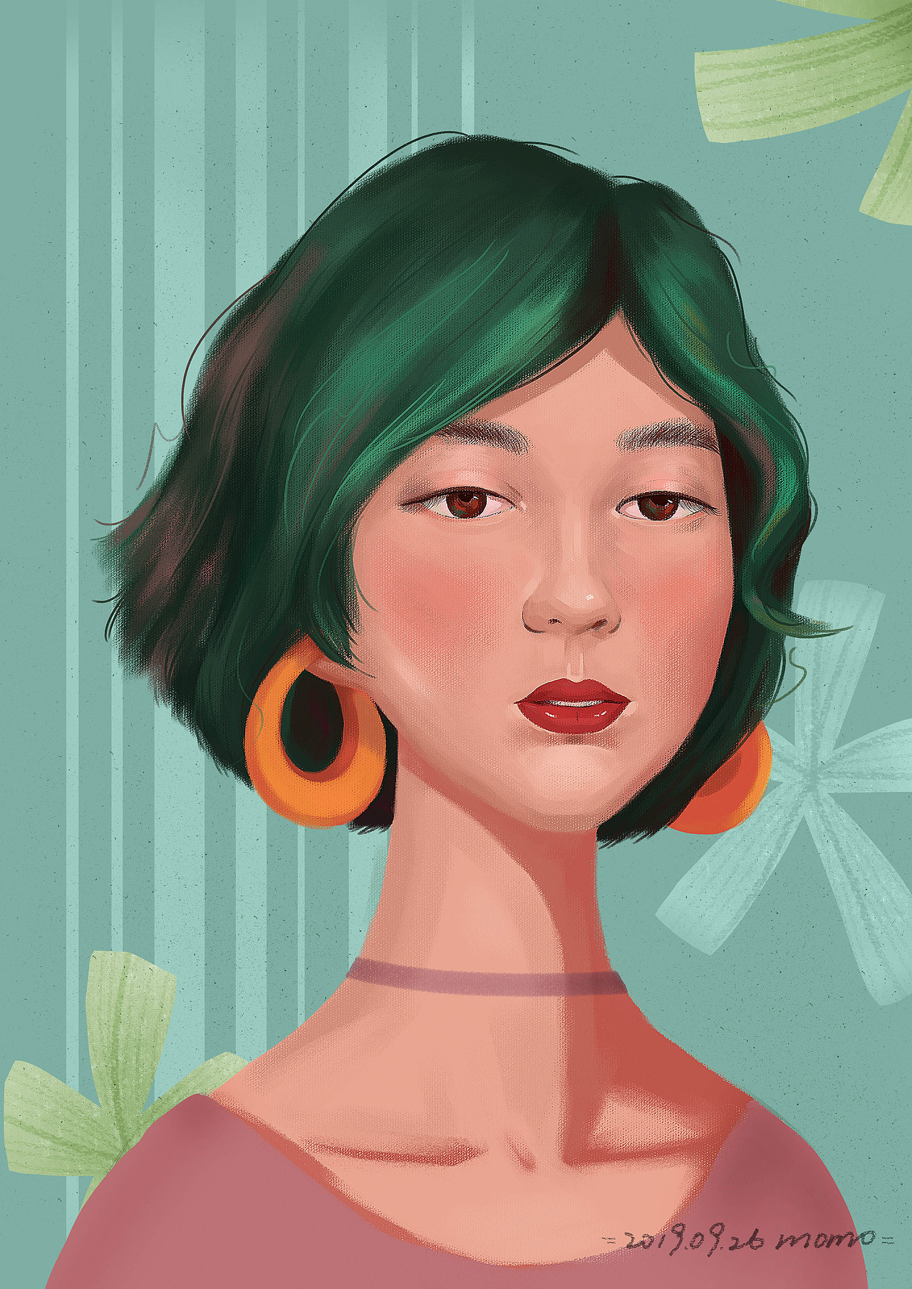 人头像系列（图ZMTc4MjQ0Mjk2） - 艺术插画 - 站酷设计师大米MOMO原创素材 - 站酷ZCOOL