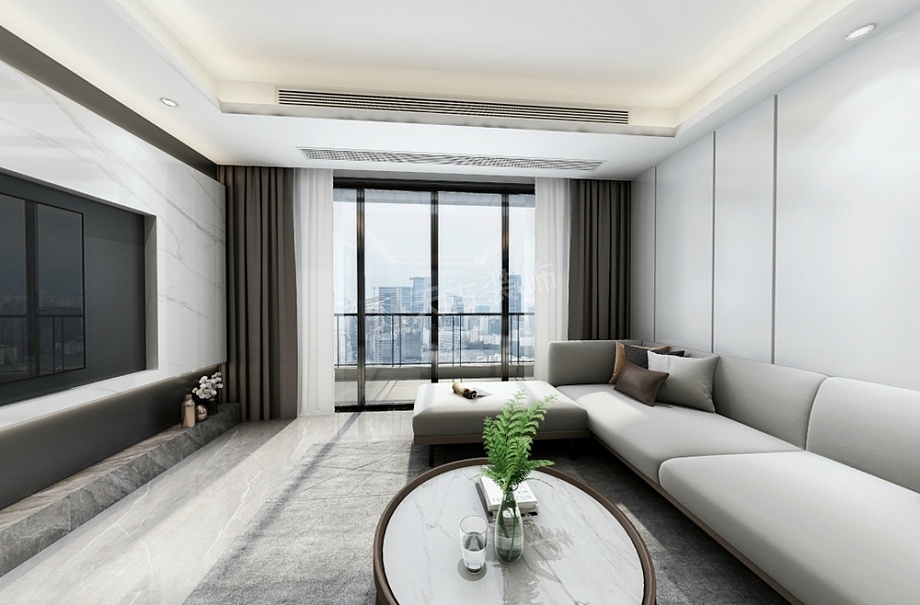 金科天元道洋房装修方案|现代简洁风格设计效果品鉴