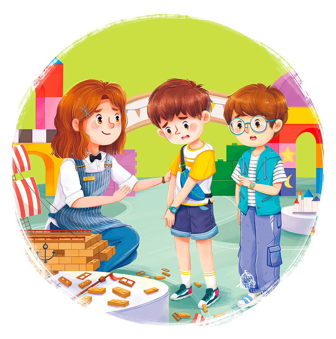 好孩子封面图(1-12册)|插画|儿童插画|可达丫_原创作品-站酷zcool