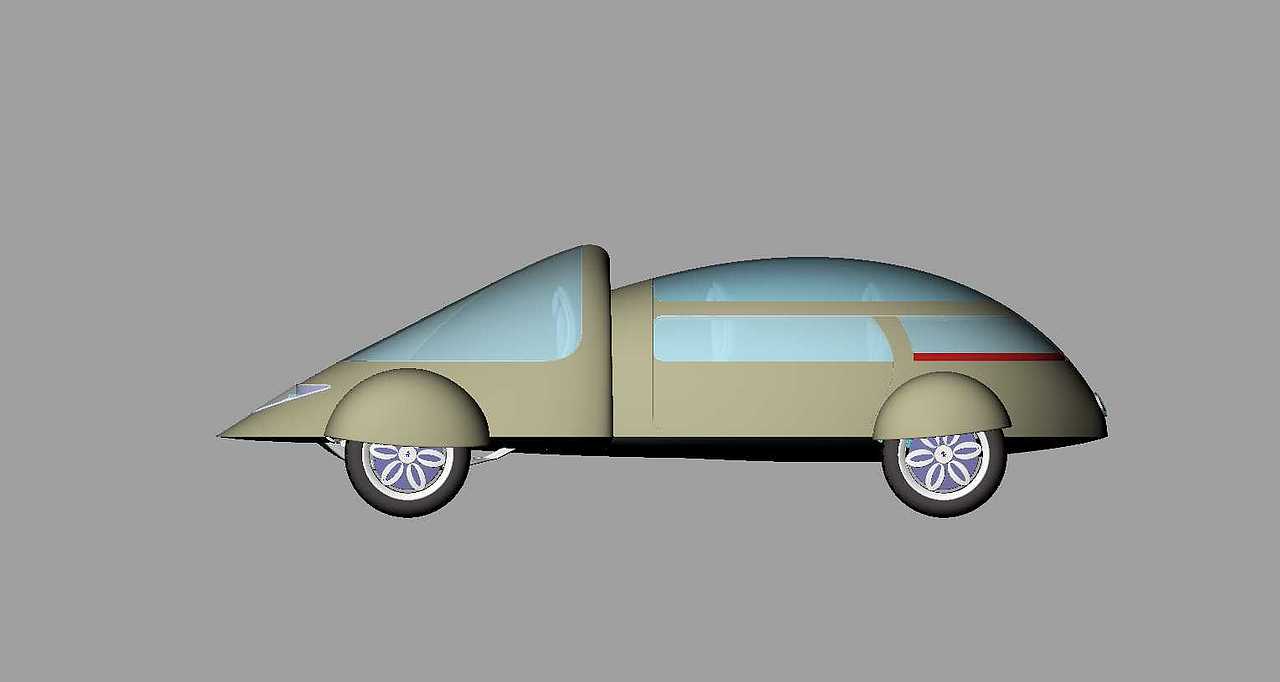 耳形范特西虫生态仿生车