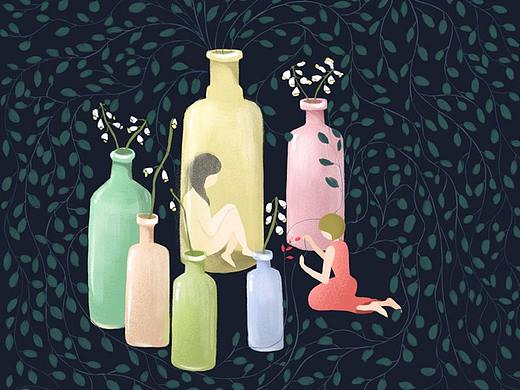 瓶子（個(gè)人主頁(yè)-ZMjQ5OTA1NTI=） - 創(chuàng)作習(xí)作 - 站酷設(shè)計(jì)師余音微微原創(chuàng)素材 - 站酷ZCOOL