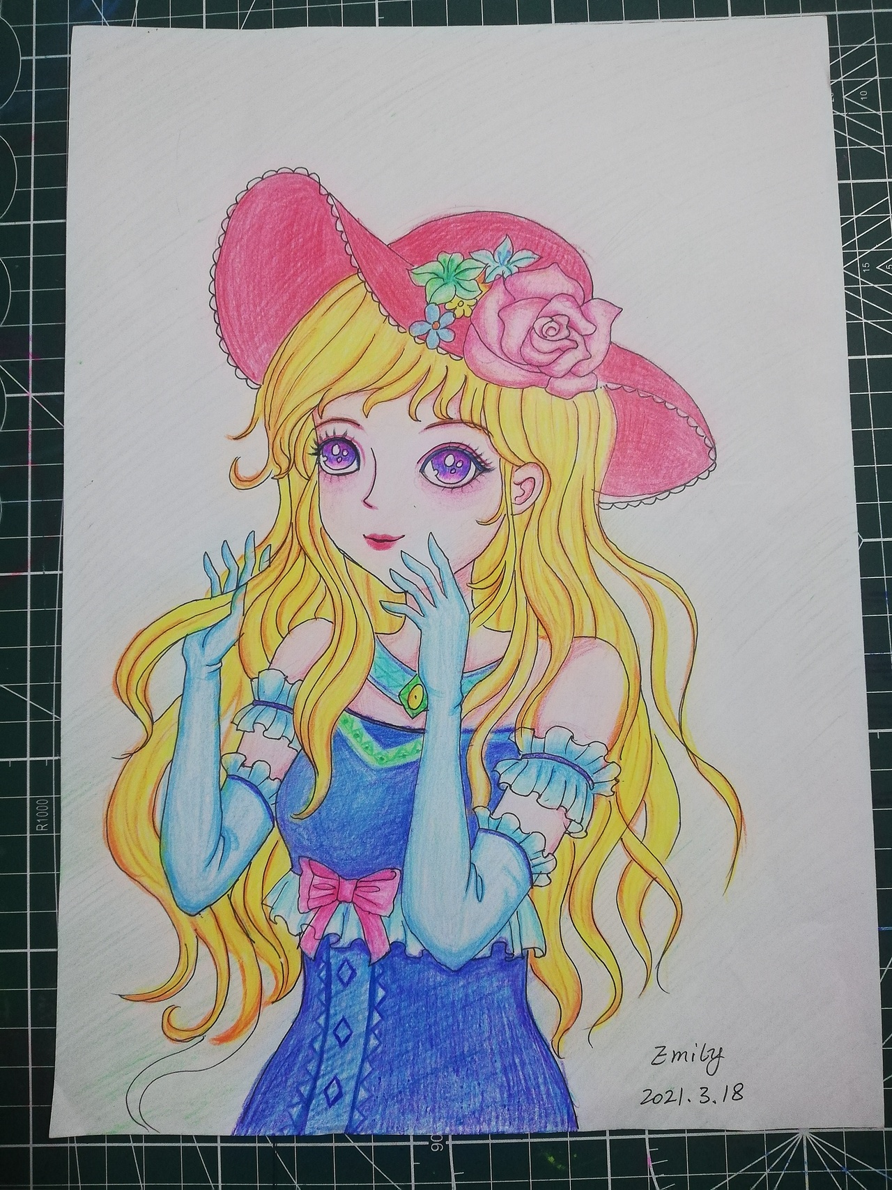 彩铅人物（图ZMjQ4OTM3MDIw） - 其他动漫 - 站酷设计师追梦蒲公英原创素材 - 站酷ZCOOL