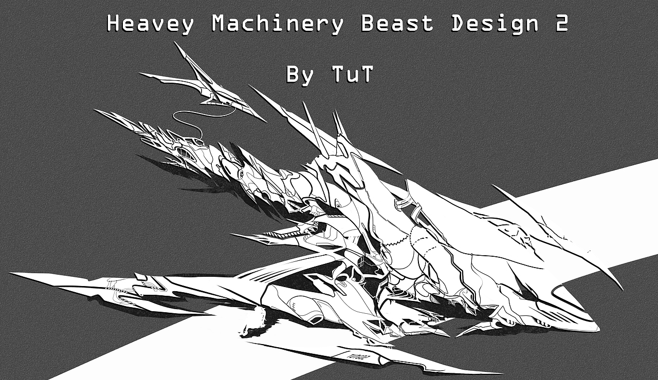 重金属机械兽系列原型——鲨翼龙（图ZMjIxNDkzMDI0） - 概念设定 - 站酷设计师TuT鸽x3原创素材 - 站酷ZCOOL