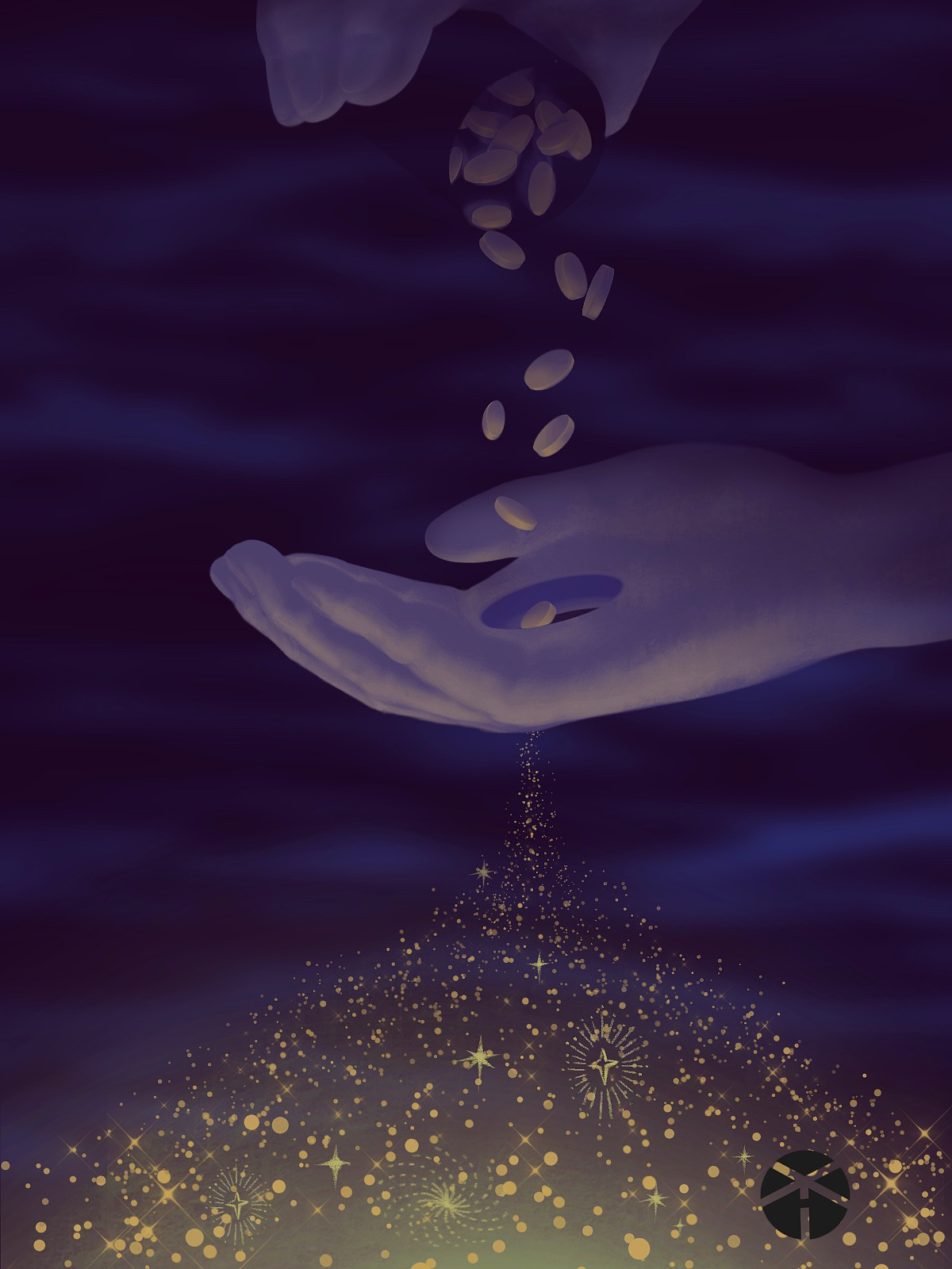 天空黑暗到一定程度,星辰就会熠熠生辉。