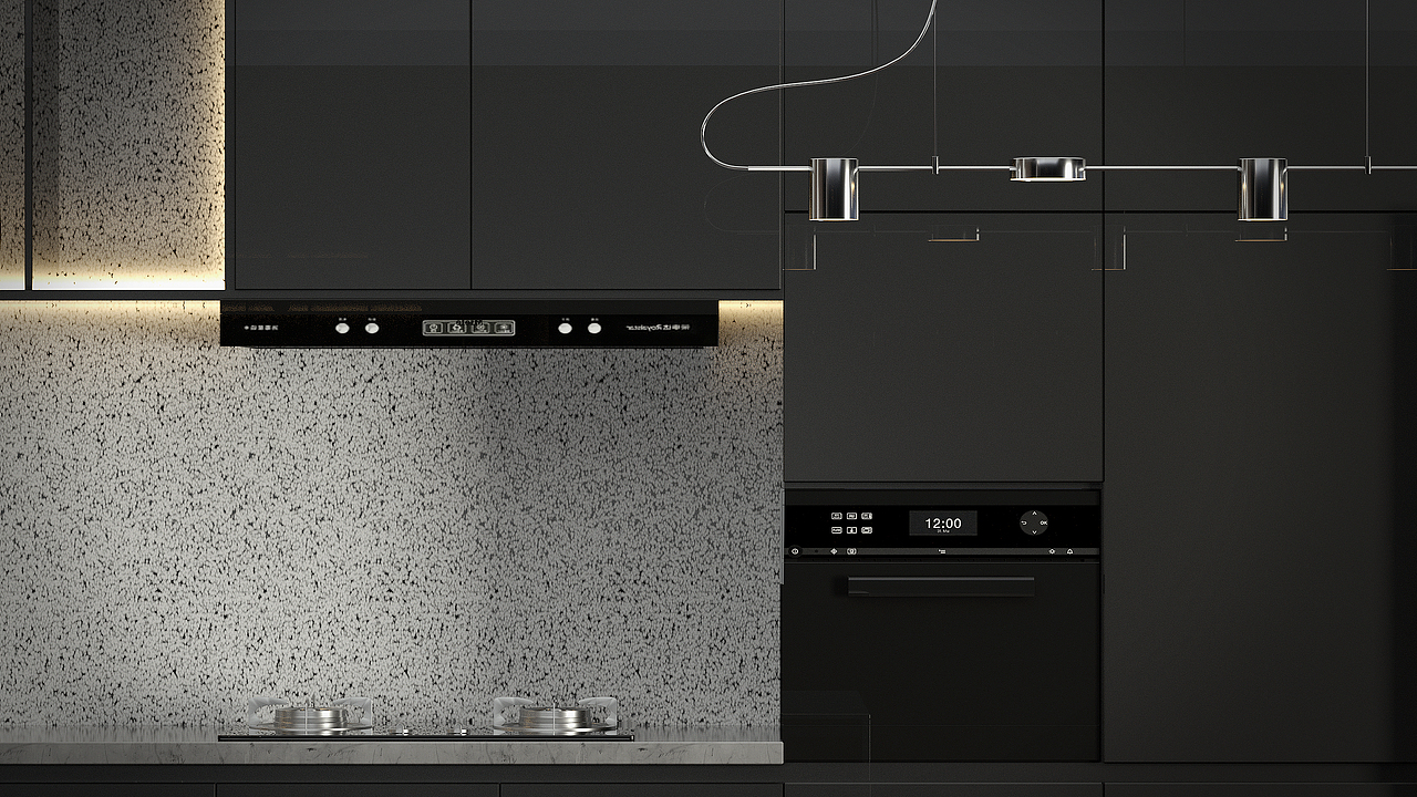 厨房三维场景练习（图ZMjM2NjI2MDUy） - 场景 - 站酷设计师Lizerr原创素材 - 站酷ZCOOL