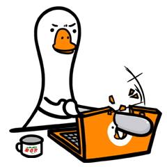 白鹅工作表情（图ZMjU0NjQxNjM2） - 网络表情 - 站酷设计师汉将er原创素材 - 站酷ZCOOL