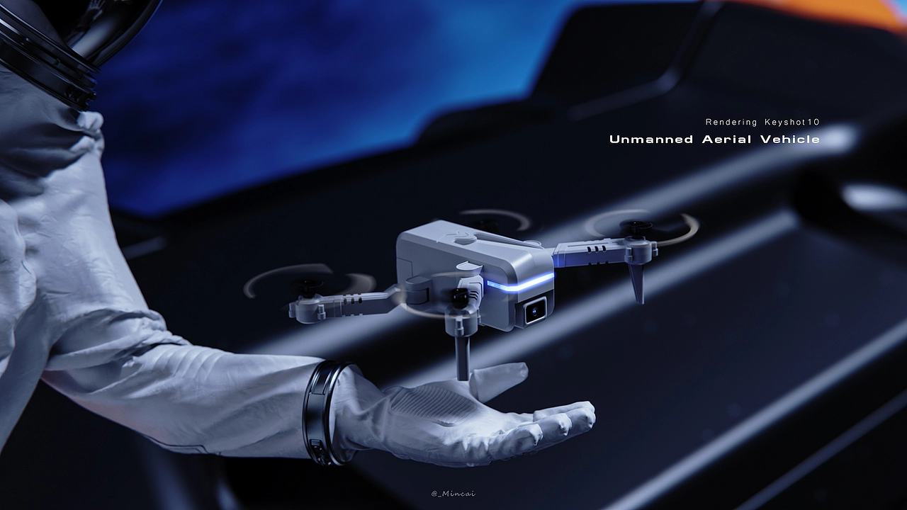 无人机Rendering - Keyshot10.1