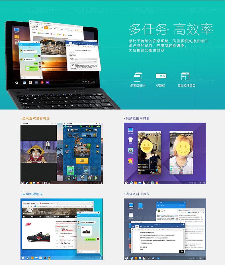 商务笔记本--详情页页面设计