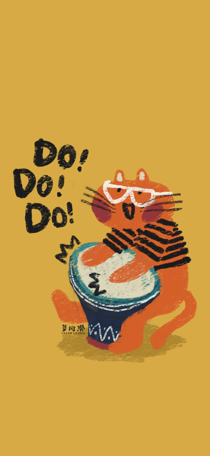 谁会不喜欢可爱的手绘风格手机壁纸