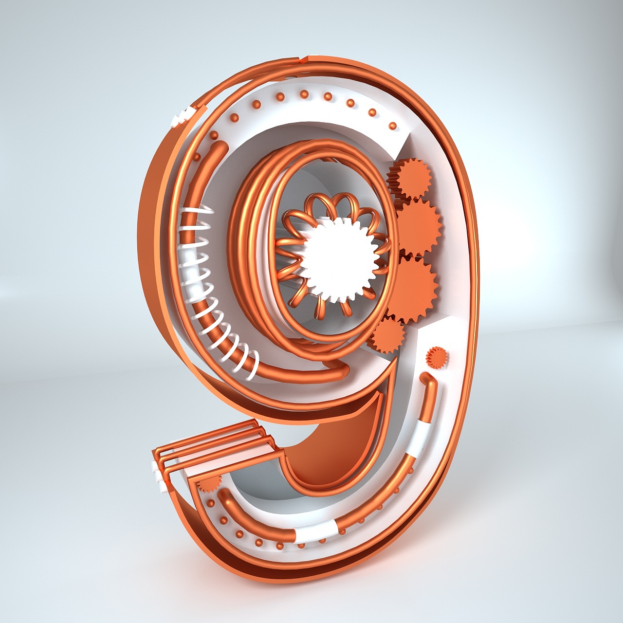 c4d-9字（图ZMTUxODAxMTMy） - 其他三维 - 站酷设计师迷茫搬运工原创素材 - 站酷ZCOOL