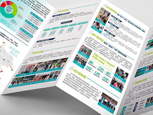 西安市碑林区扶贫成果展示 四折页