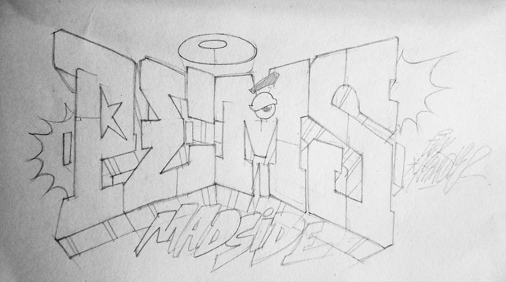 GRAFFITI SKETCH by ''PEMS'' 【涂鸦手稿】