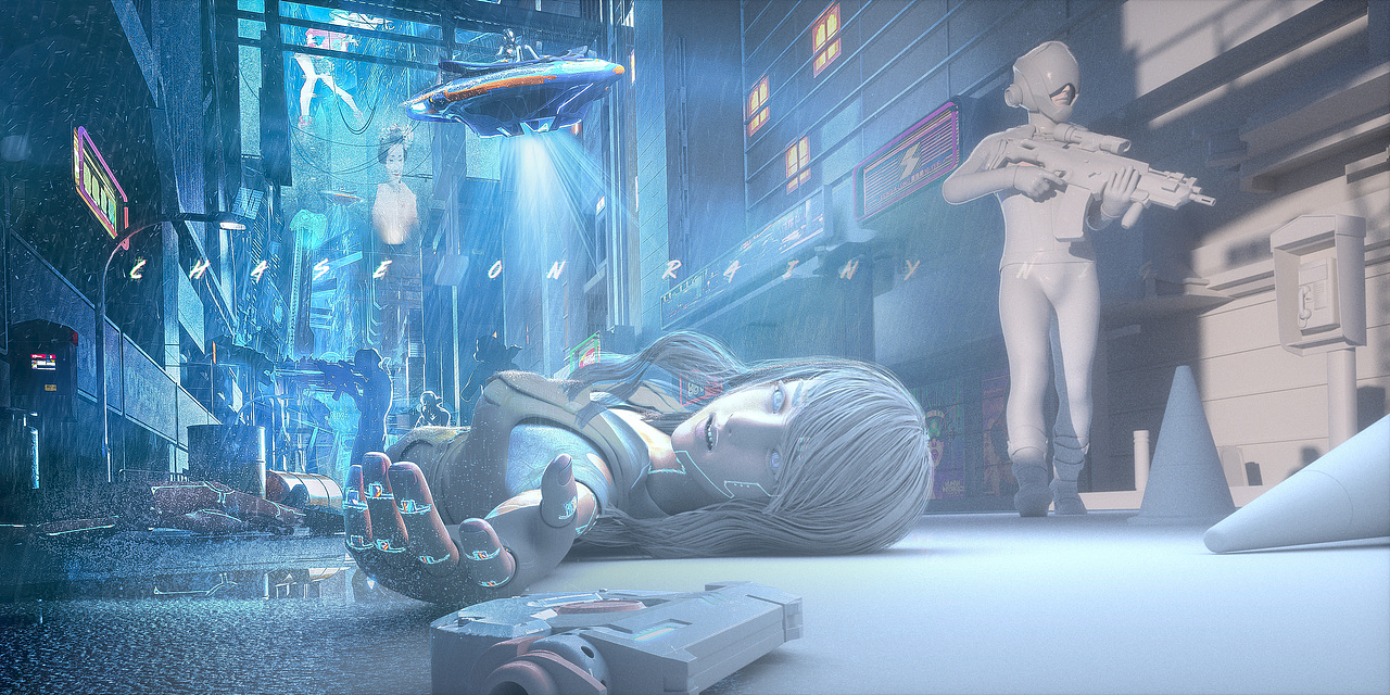 Cyberpunk（圖ZMjE5NDA1MDg0） - 場景 - 站酷設計師Liu__Yu原創(chuàng)素材 - 站酷ZCOOL