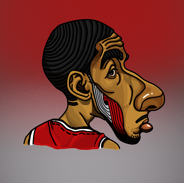 nba球员漫画头像 _吃球-站酷zcool