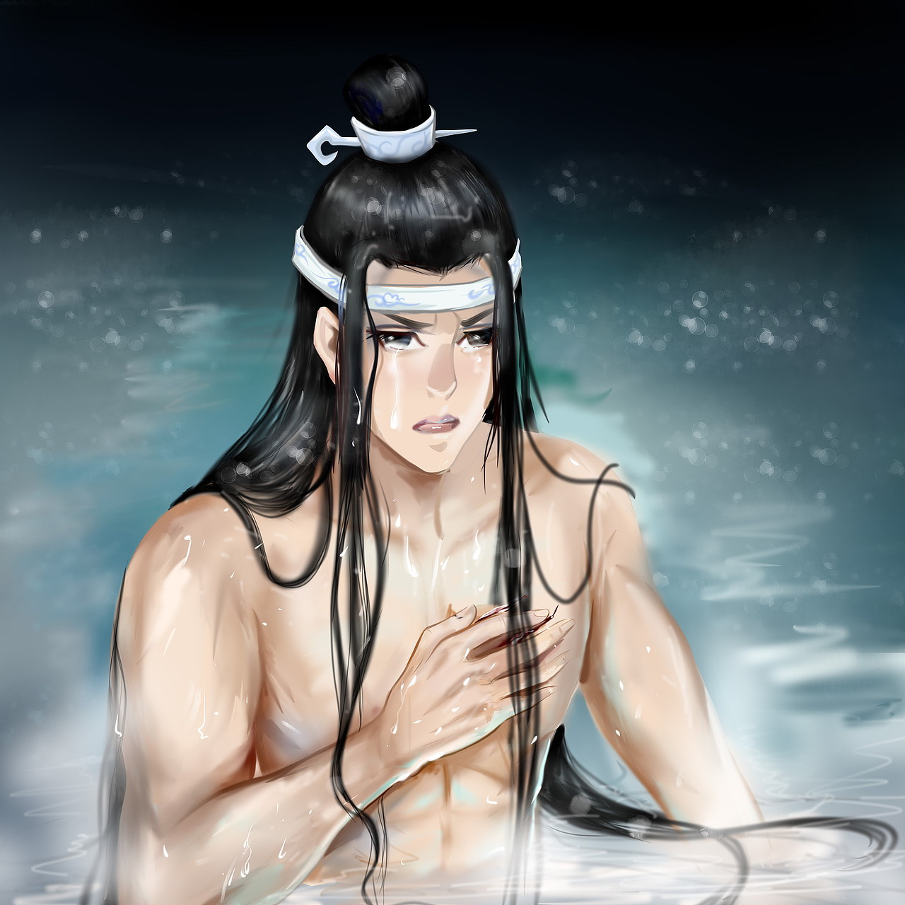 照片转手绘蓝二公子（图ZMTY5NjgxOTk2） - 创作习作 - 站酷设计师林则xu原创素材 - 站酷ZCOOL