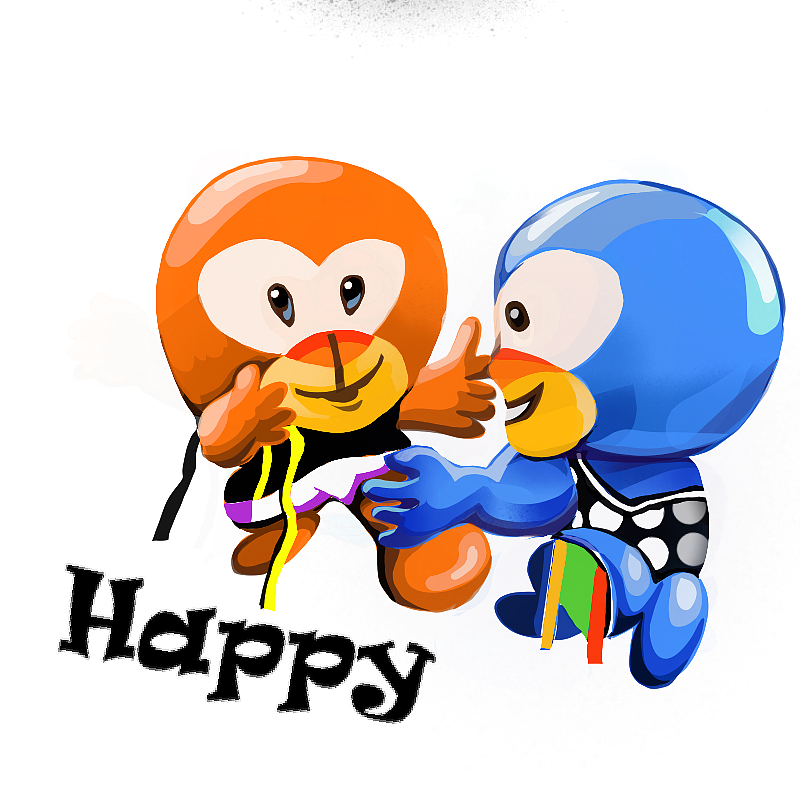 动漫表情创作。哥俩好（图ZMTgzNTE0MTE2） - 网络表情 - 站酷设计师Gagaku原创素材 - 站酷ZCOOL