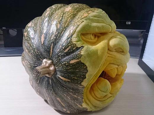 万圣节南瓜雕