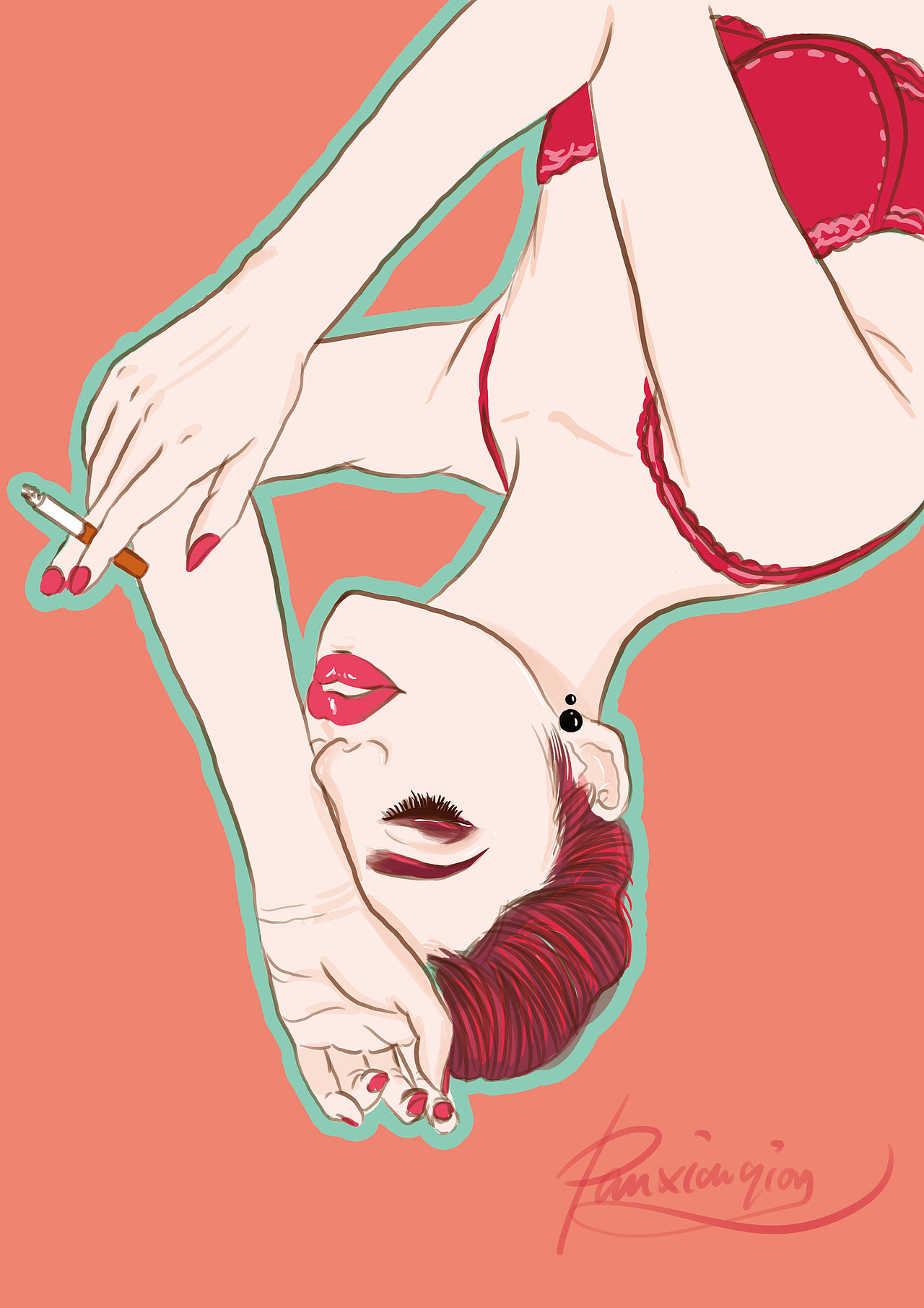 panny原创时尚插画