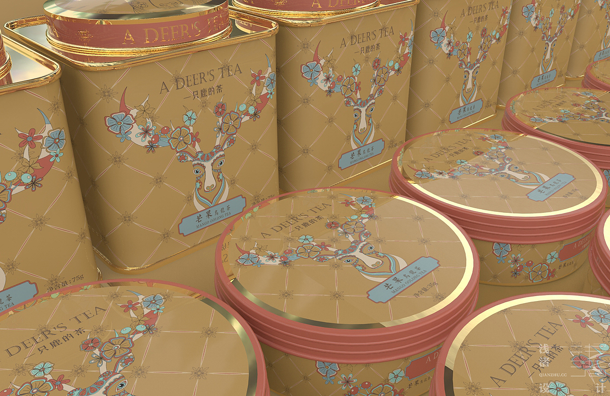 哈尔滨包装设计/一只鹿的茶/A DEER'S TEA