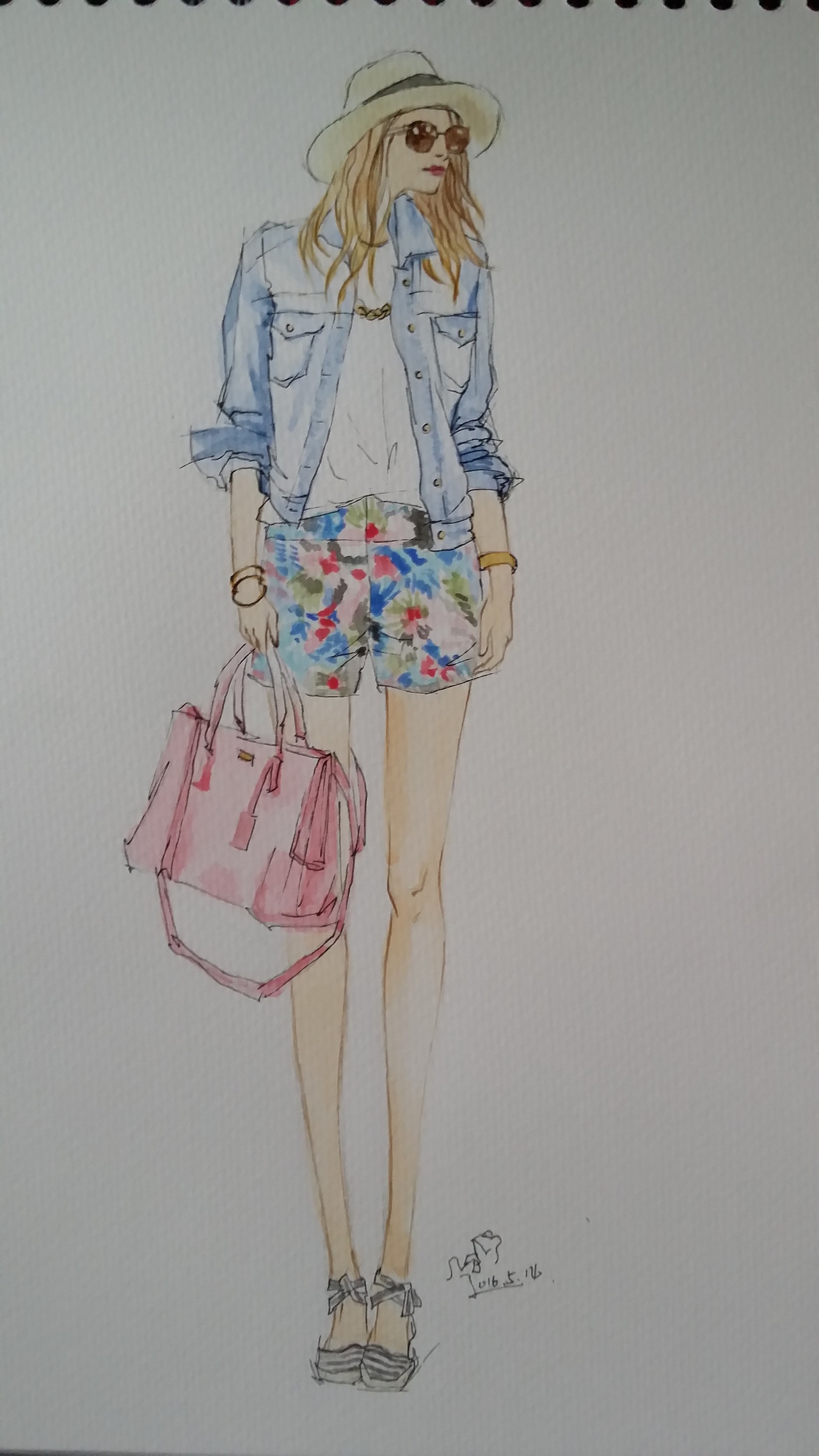 时装插画(2016年女装流行搭配)（图ZNDkxMDM3Mjg=） - 休闲/流行服饰 - 站酷设计师箐蛙原创素材 - 站酷ZCOOL