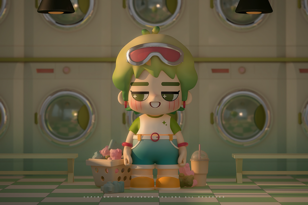 复古造型盲盒设计