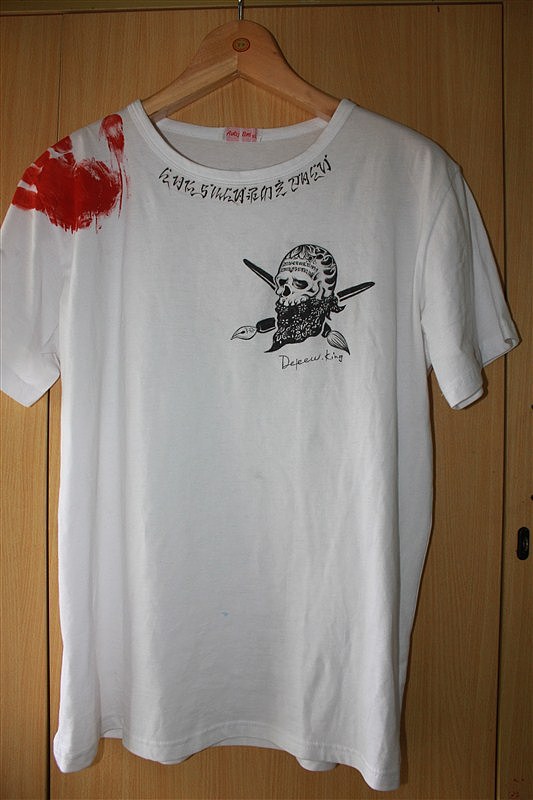 丙烯-手繪T裇（圖ZMjI3Mjc2ODQ=） - 其他手工藝 - 站酷設(shè)計師ABU一GD原創(chuàng)素材 - 站酷ZCOOL