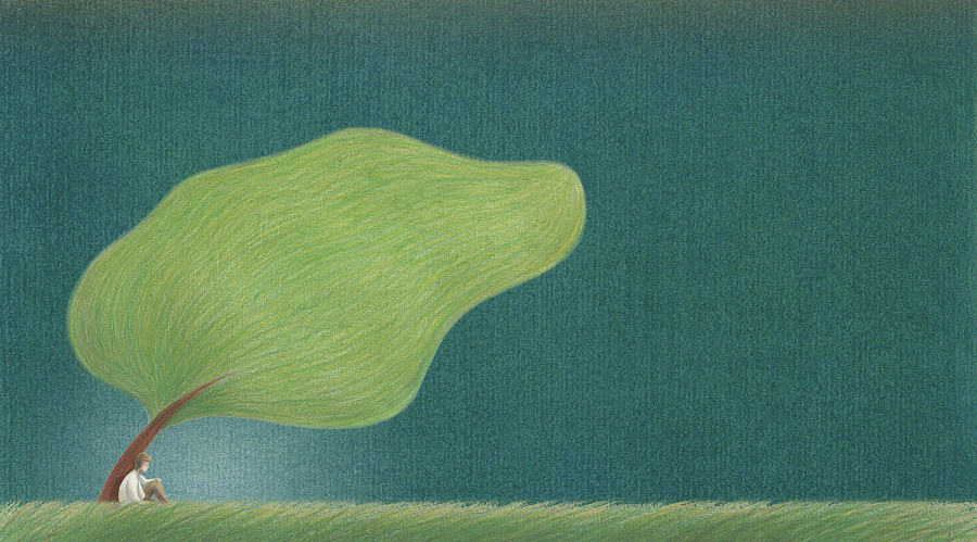 河的第三条岸#深圳大学#（图ZOTkyNTQ2OA==） - 艺术插画 - 站酷设计师张佳程原创素材 - 站酷ZCOOL