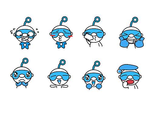 蓝宝表情（个人主页-ZNDU5NTg4OTY=） - 其他UI - 站酷设计师红叶落满地原创素材 - 站酷ZCOOL