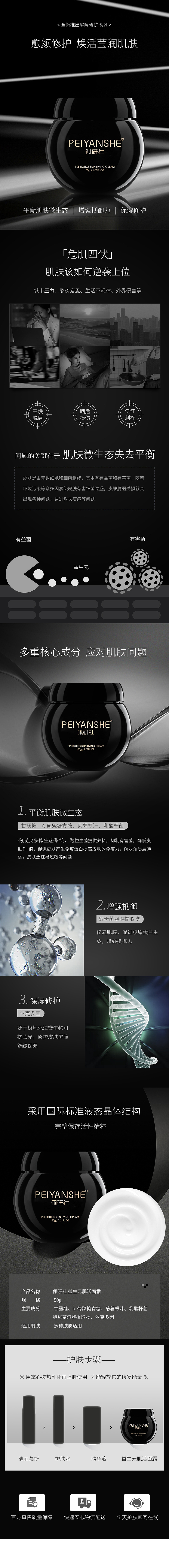 美妆类目详情页设计|黑科技面霜