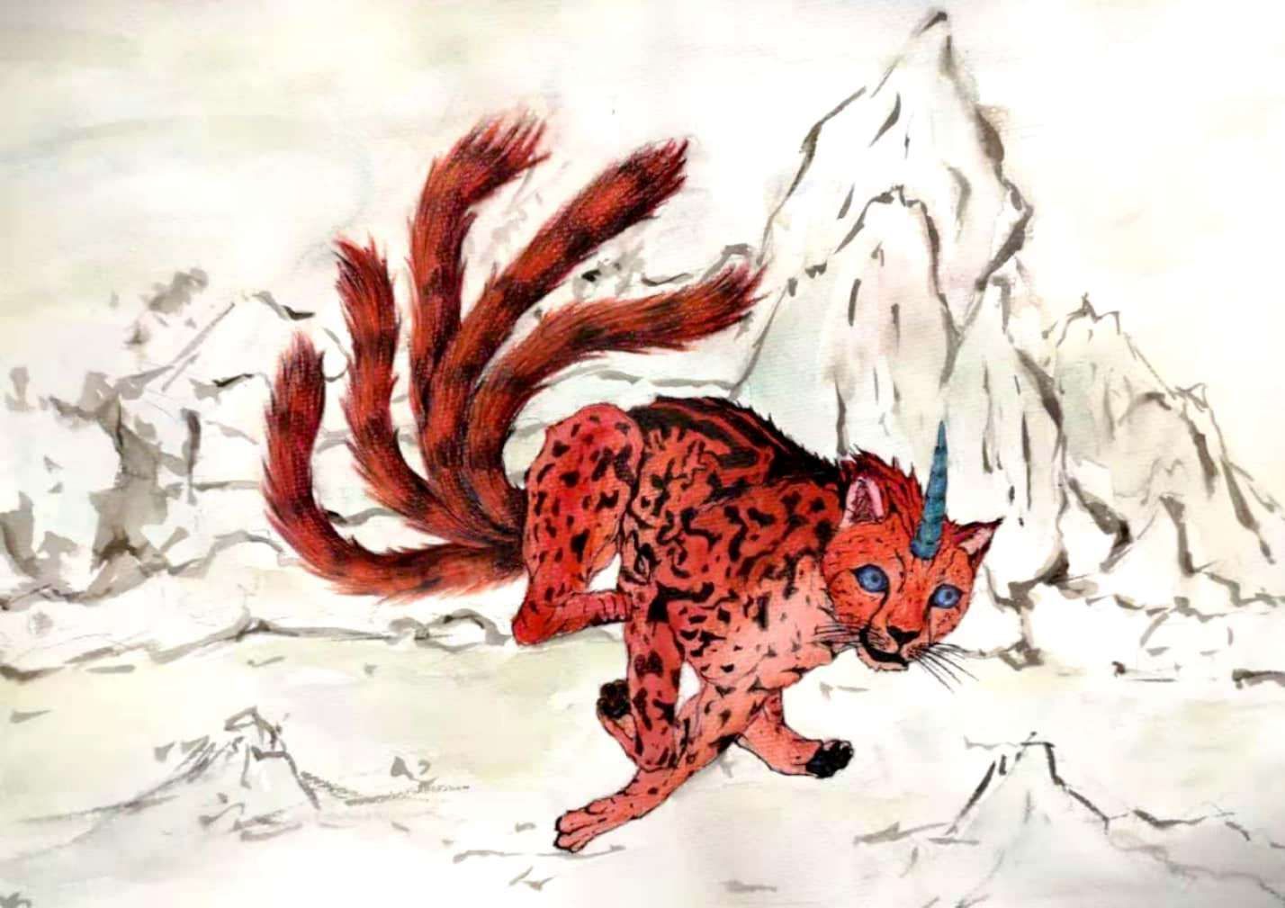 狰|插画|插画习作|不朽的sky - 原创作品 - 站酷 (zcool)