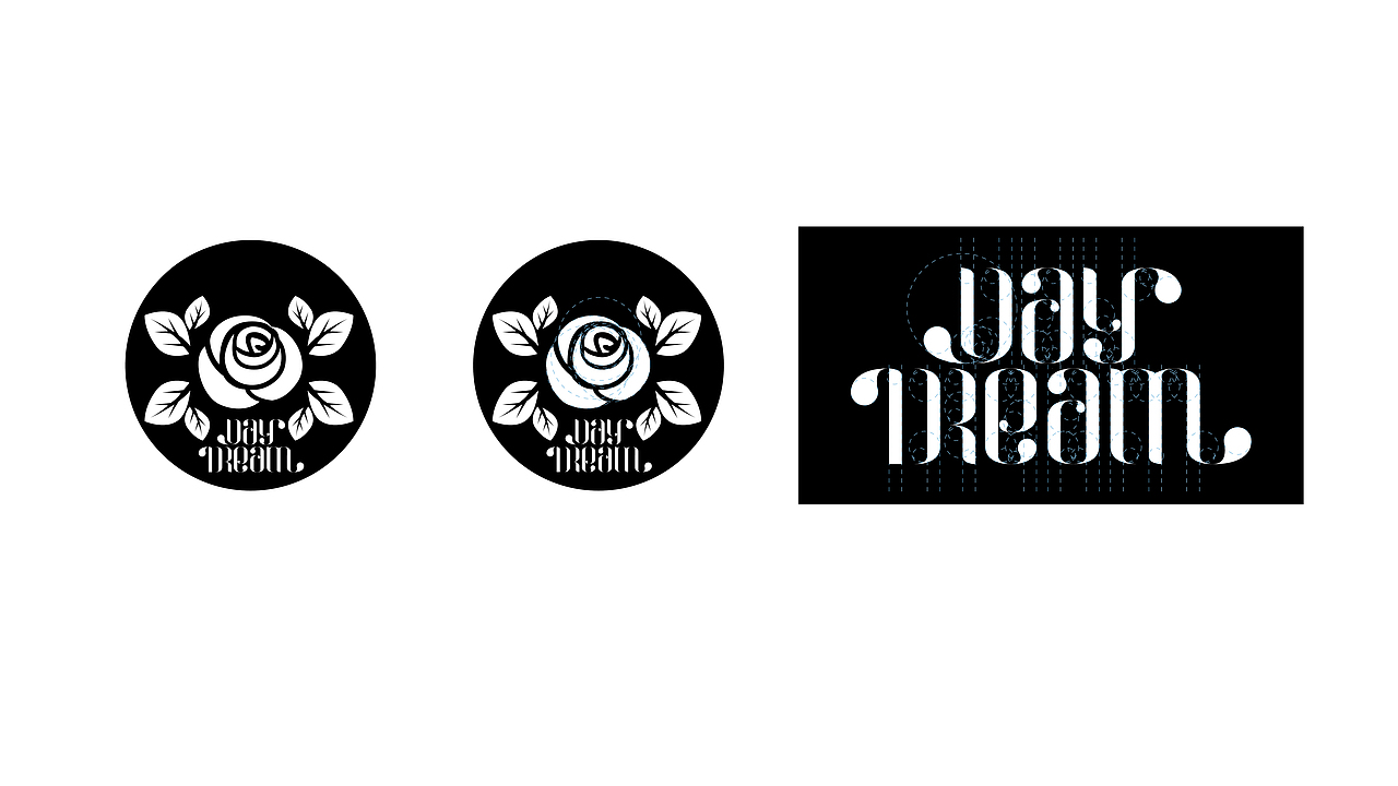 方案三,和方案一同样是以“花”为主要元素来带出Day Dream以“爱”为中心的企业文化及企业理念。