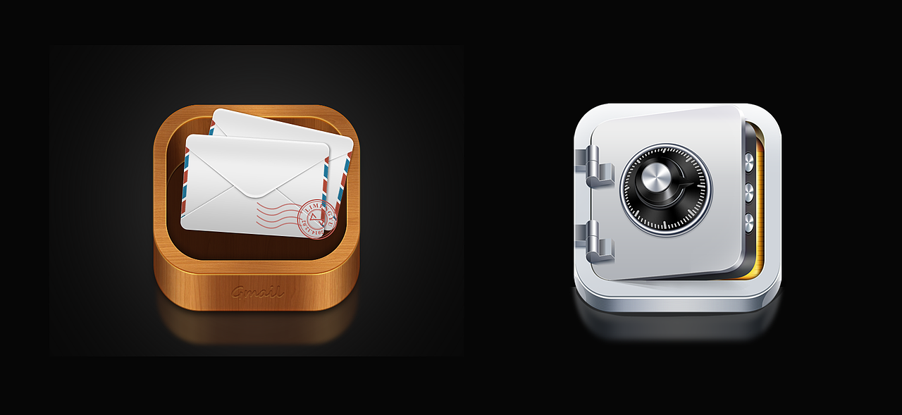 「icon design」拟物图标设计（图ZMjIyNDg2NDM2） - 图标 - 站酷设计师大闸蟹的样条线原创素材 - 站酷ZCOOL