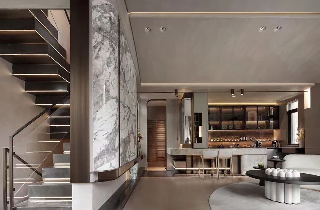 现代意式风格别墅#（图ZMjkwMTUxNTg0） - 商业空间设计 - 站酷设计师青影和筑环境艺术原创素材 - 站酷ZCOOL