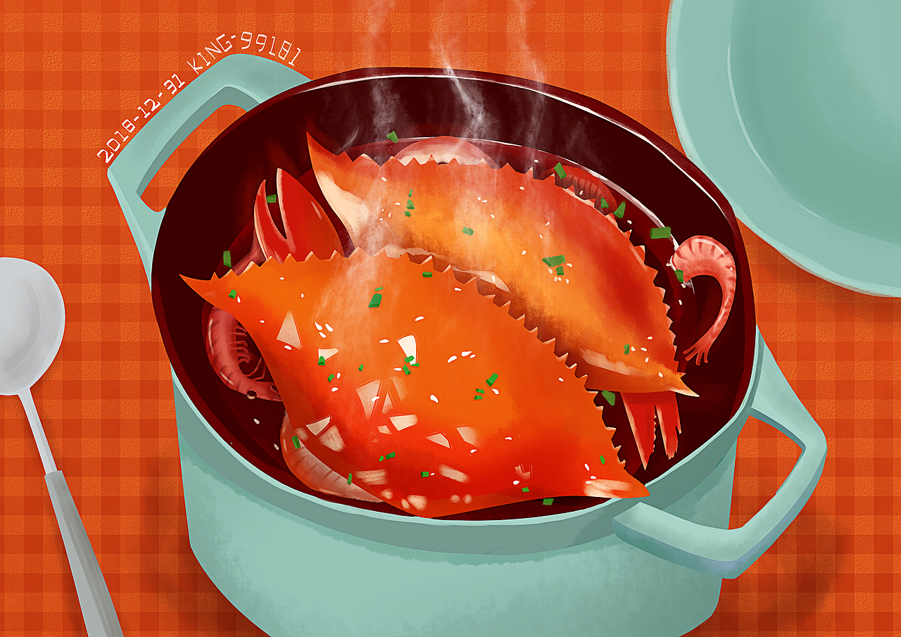 螃蟹（圖ZMTQwNDk3NzU2） - 創(chuàng)作習(xí)作 - 站酷設(shè)計(jì)師W冰雪零度原創(chuàng)素材 - 站酷ZCOOL