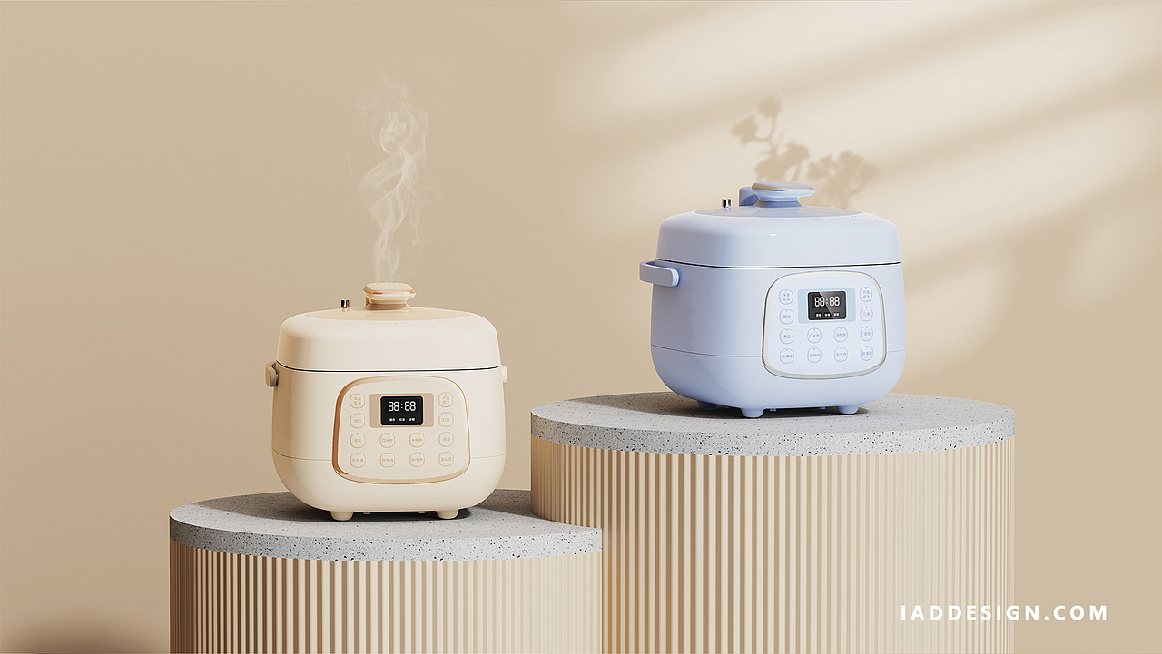 迷你电压力锅（图ZMjY3MTc0MDAw） - 生活用品 - 站酷设计师合而不同工业设计原创素材 - 站酷ZCOOL